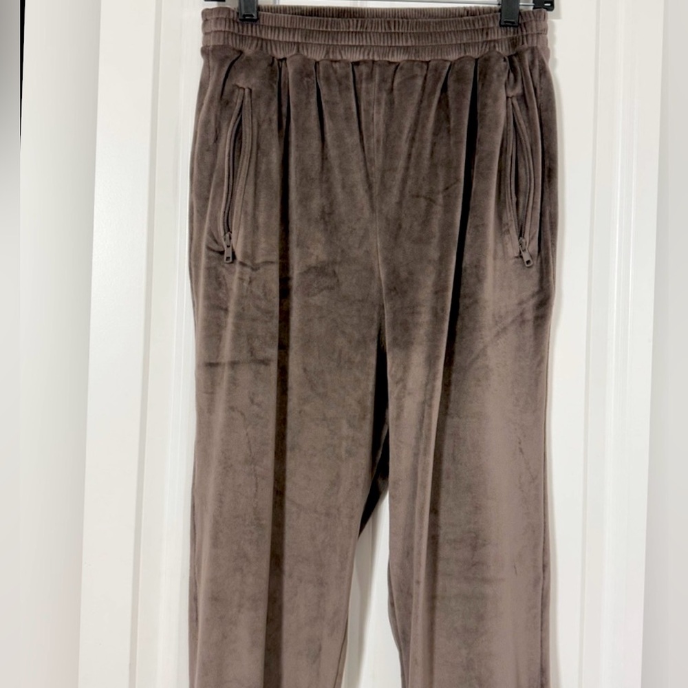SKIMS Velour Fleece Track Joggers, Size Small, Amethyst - Picture 5 of 12